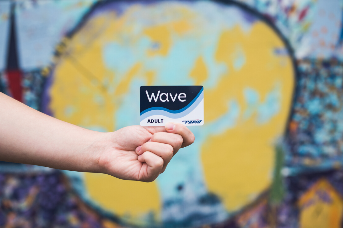 Wave Card by mural